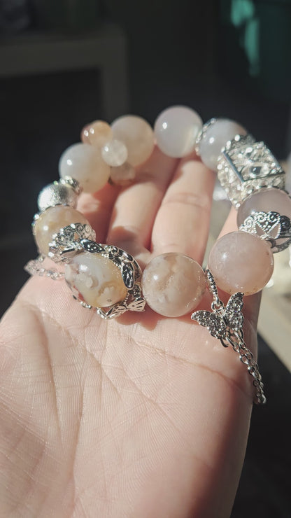Sakura Crystal Bracelet – Renewal, Love & New Beginnings