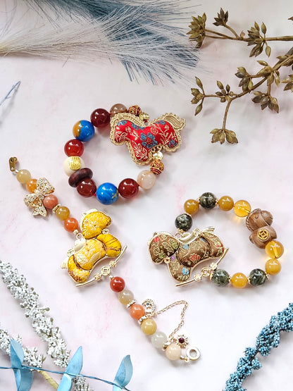 Year of the Horse Crystal Bracelet – Strength, Momentum & Confidence