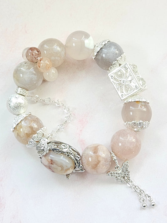 Sakura Crystal Bracelet – Renewal, Love & New Beginnings
