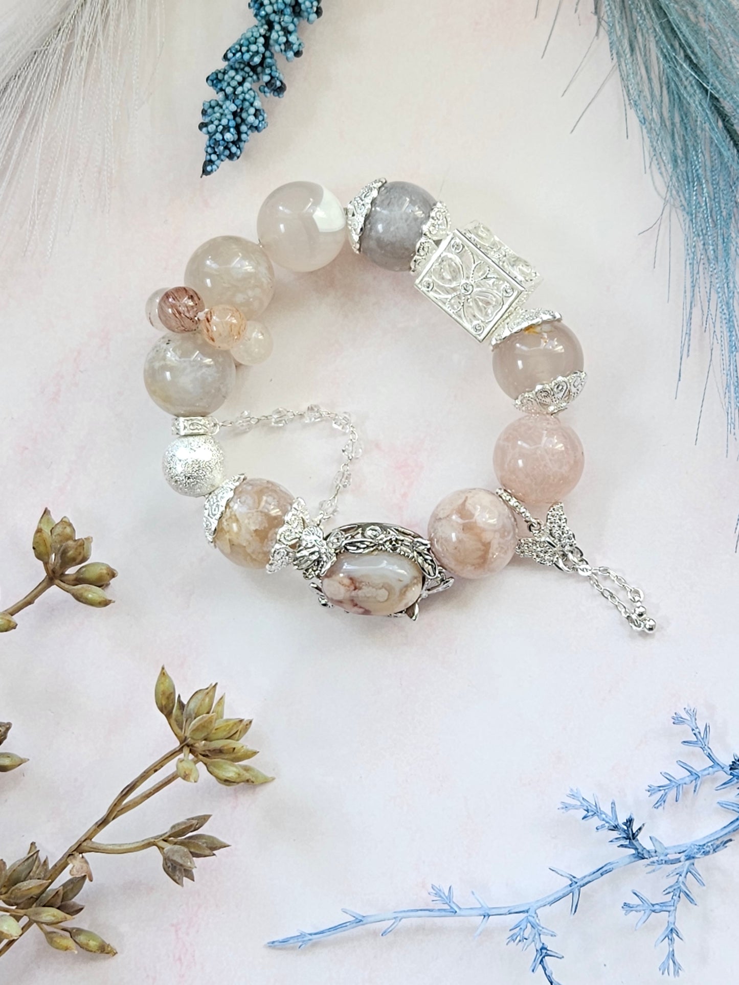 Sakura Crystal Bracelet – Renewal, Love & New Beginnings